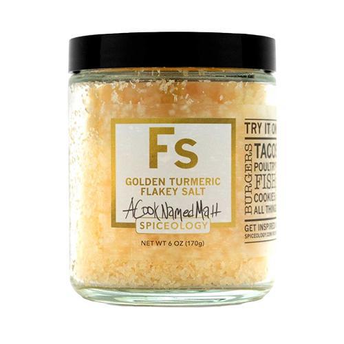Spiceology - Golden Turmeric Flakey Salt (150G) - The Epicurean Trader