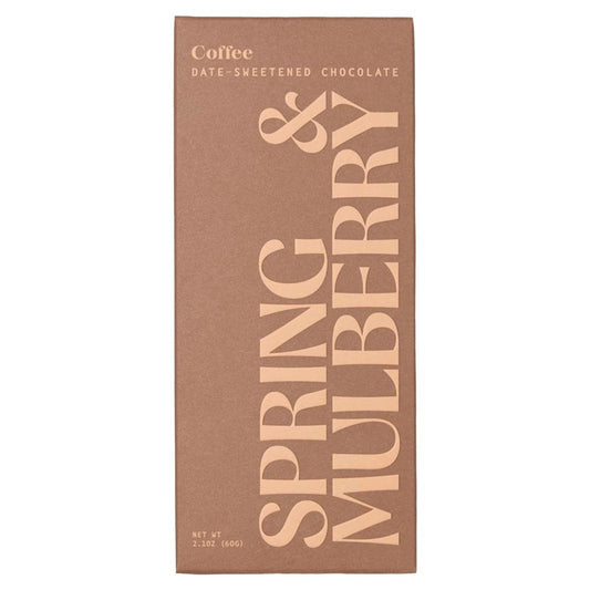Spring & Mulberry - 'Coffee' Date Sweetened Dark Chocolate (2.01OZ)