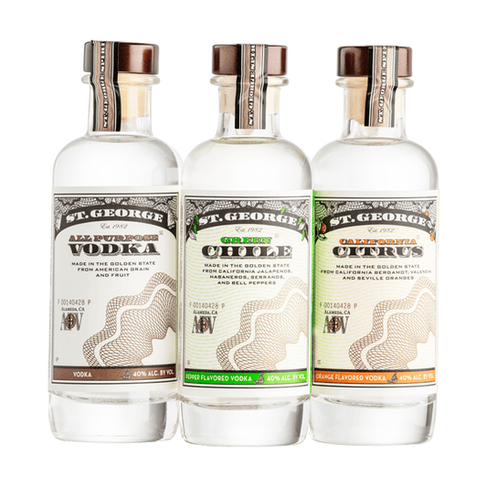 St. George Artisan Distillers - Vodka Gift Set (3x200ML)