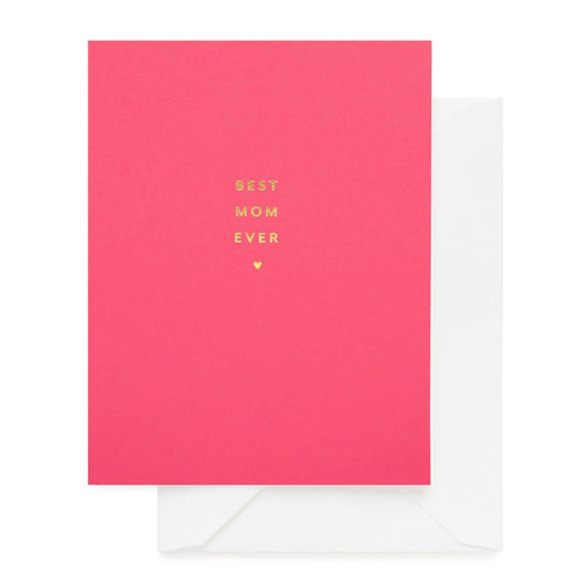 Sugar Paper - 'Best Mom Ever' Folded Card (1CT)