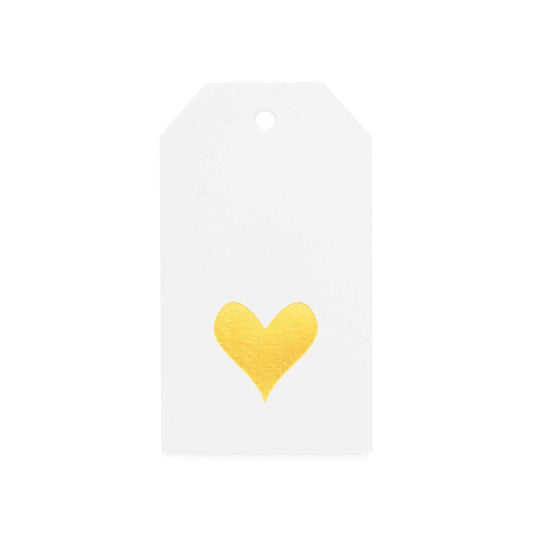 Sugar Paper - 'Gold Heart'  Gift Tag (1CT).