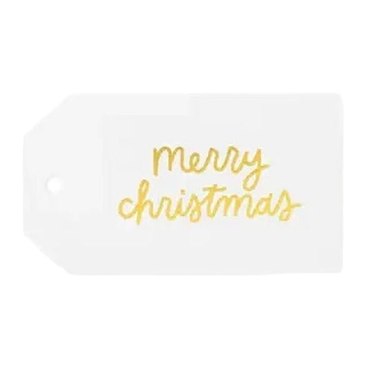 Sugar Paper - 'Gold Merry Christmas' Gift Tag (1CT)
