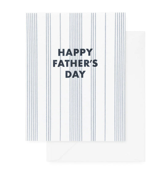 Sugar Paper - 'Happy Father's Day' Striped Folded Card (1CT)