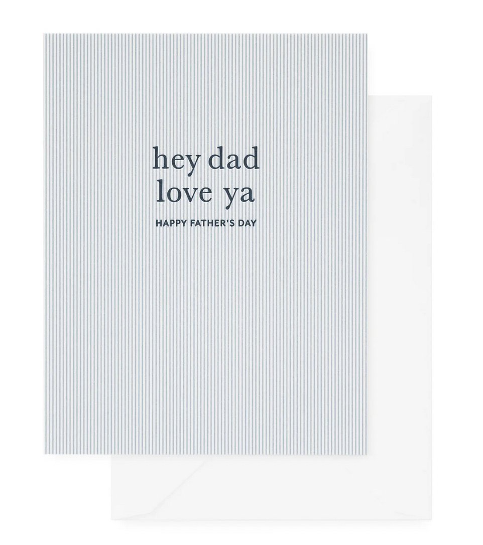 Sugar Paper - 'Hey Dad Love Ya' Folded Card (1CT)