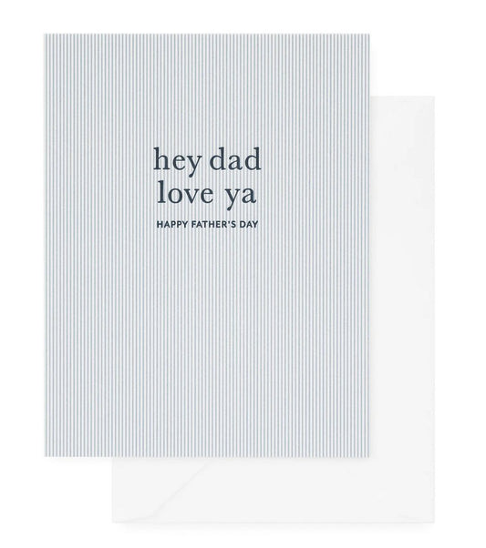 Sugar Paper - 'Hey Dad Love Ya' Folded Card (1CT)