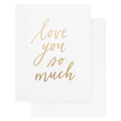 Sugar Paper - 'Love You So Much' Folded Card (1CT)