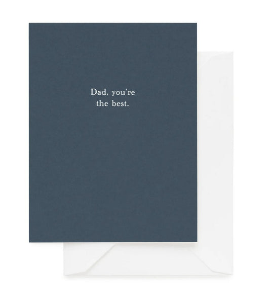 Sugar Paper - 'Dad, You're The Best' Folded Card (1CT)