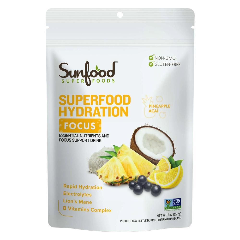 Sunfood Superfoods - 'Focus' Superfood Hydration (8OZ)