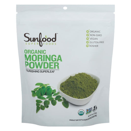Sunfood Superfoods - Organic Moringa Powder (8OZ)