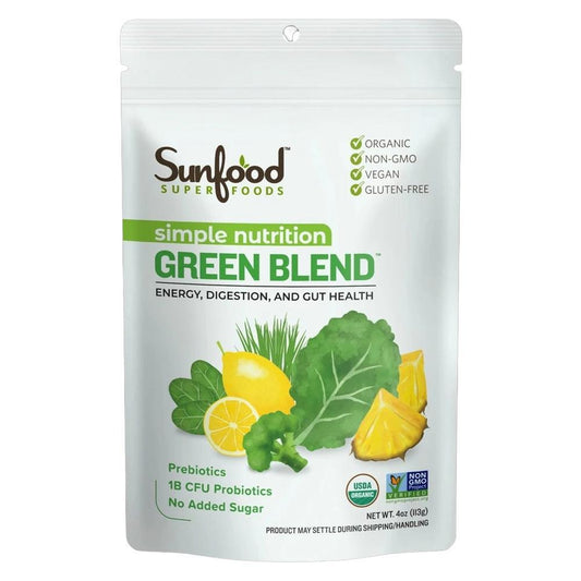 Sunfood Superfoods - 'Simple Nutrition' Green Blend (4OZ)