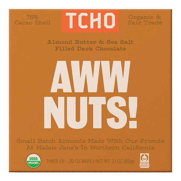 TCHO Chocolate - 'Aww Nuts!' Chocolate Bar (2.1OZ)