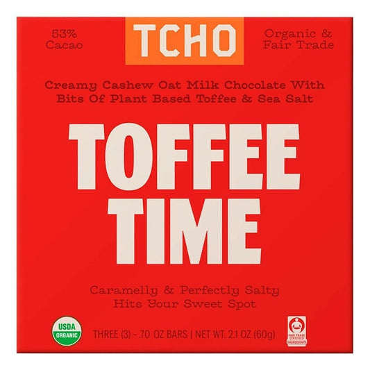 TCHO Chocolate - 'Toffee Time' Chocolate Bar (2.5OZ)