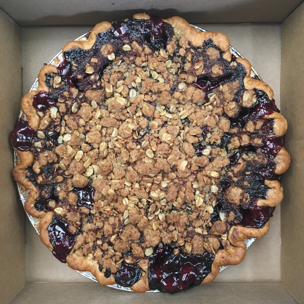 Three Babes Bakeshop - Blackberry Crumble Pie (10 IN)