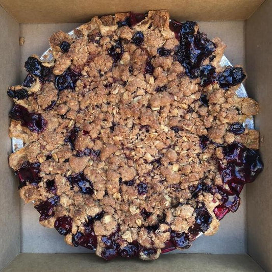Three Babes Bakeshop - Gluten-Free Blackberry Crumble Pie (10 IN)