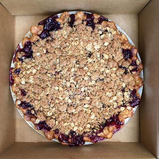 Three Babes Bakeshop - Vegan Blackberry Crumble Pie (10 IN)