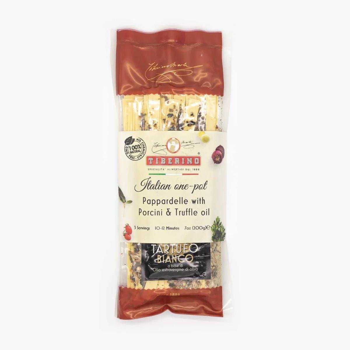 Tiberino - Pappardelle with Porcini & Truffle Oil (7OZ)