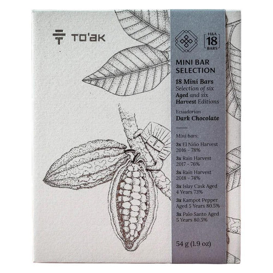 To'ak Chocolate - 'Dark Chocolate' Mini Bars (18CT)