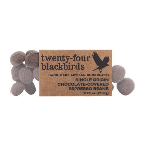 Twenty-Four Blackbirds - Single-Origin Chocolate-Covered Espresso Beans (0.75OZ | 75%) - The Epicurean Trader