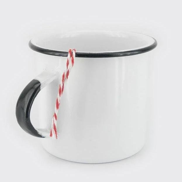 Utilitario Mexicano - White Enamel Mug (1CT)