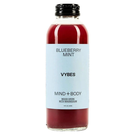VYBES - 'Blueberry Mint' CBD - Infused Beverage (14OZ)