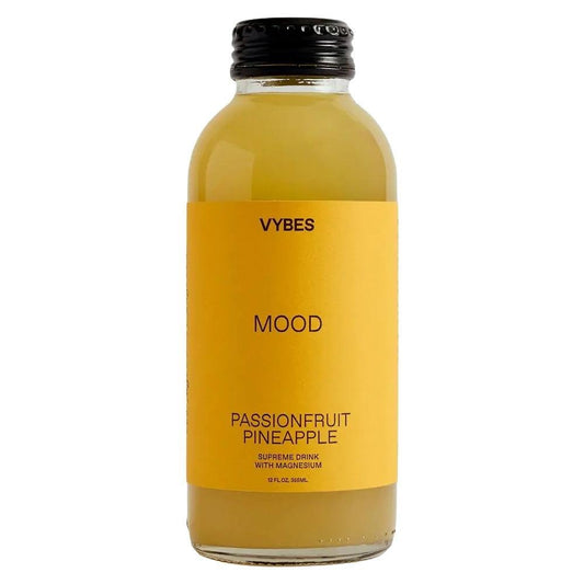 VYBES - 'Passionfruit Pineapple' Mood-Boosting Beverage (12OZ).
