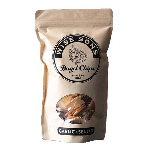 Wise Sons - 'Garlic & Sea Salt' Bagel Chips (8OZ)