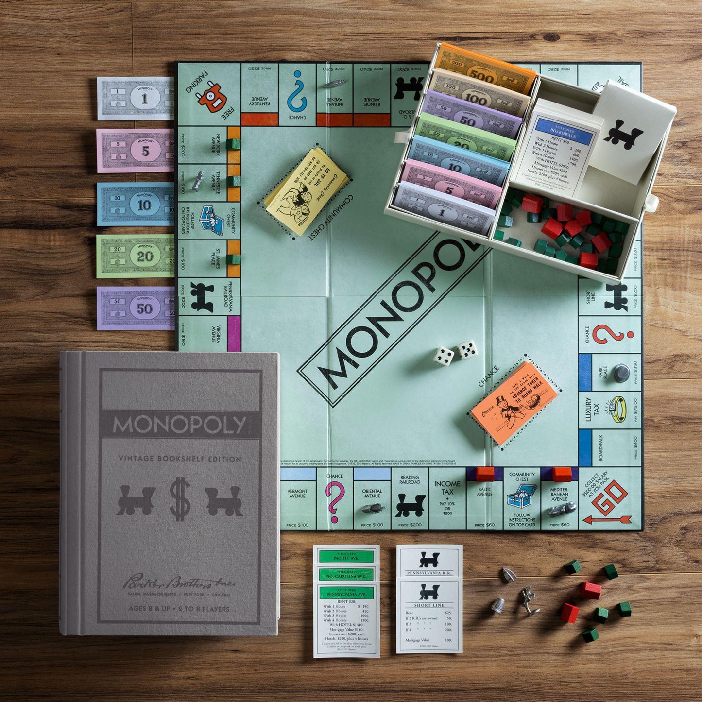 WS Game Company - 'Monopoly' Vintage Bookshelf Edition