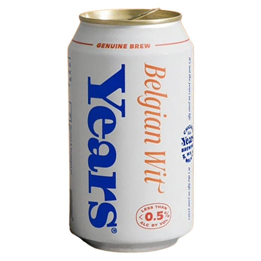 Years Beer - 'Belgian Wit' Non-Alcoholic Wheat Beer (12OZ).