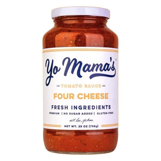 Yo Mama's Foods - 'Four Cheese' Tomato Sauce (25OZ)