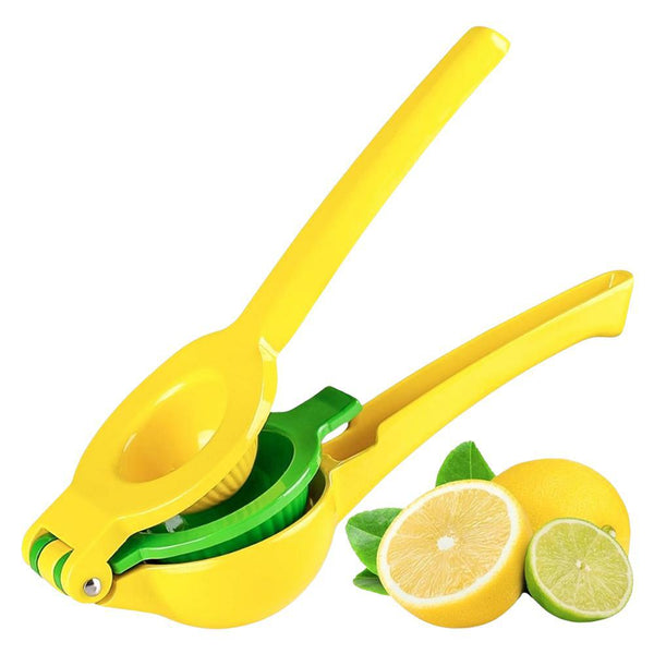 Zulay Kitchen - 'Classic Green & Yellow' Lemon & Lime Squeezer.