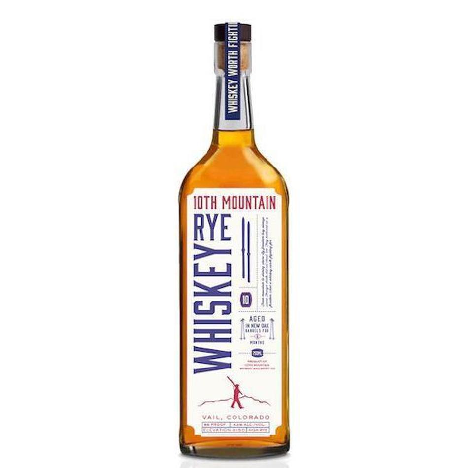 10th mountain rye whiskey 750ml