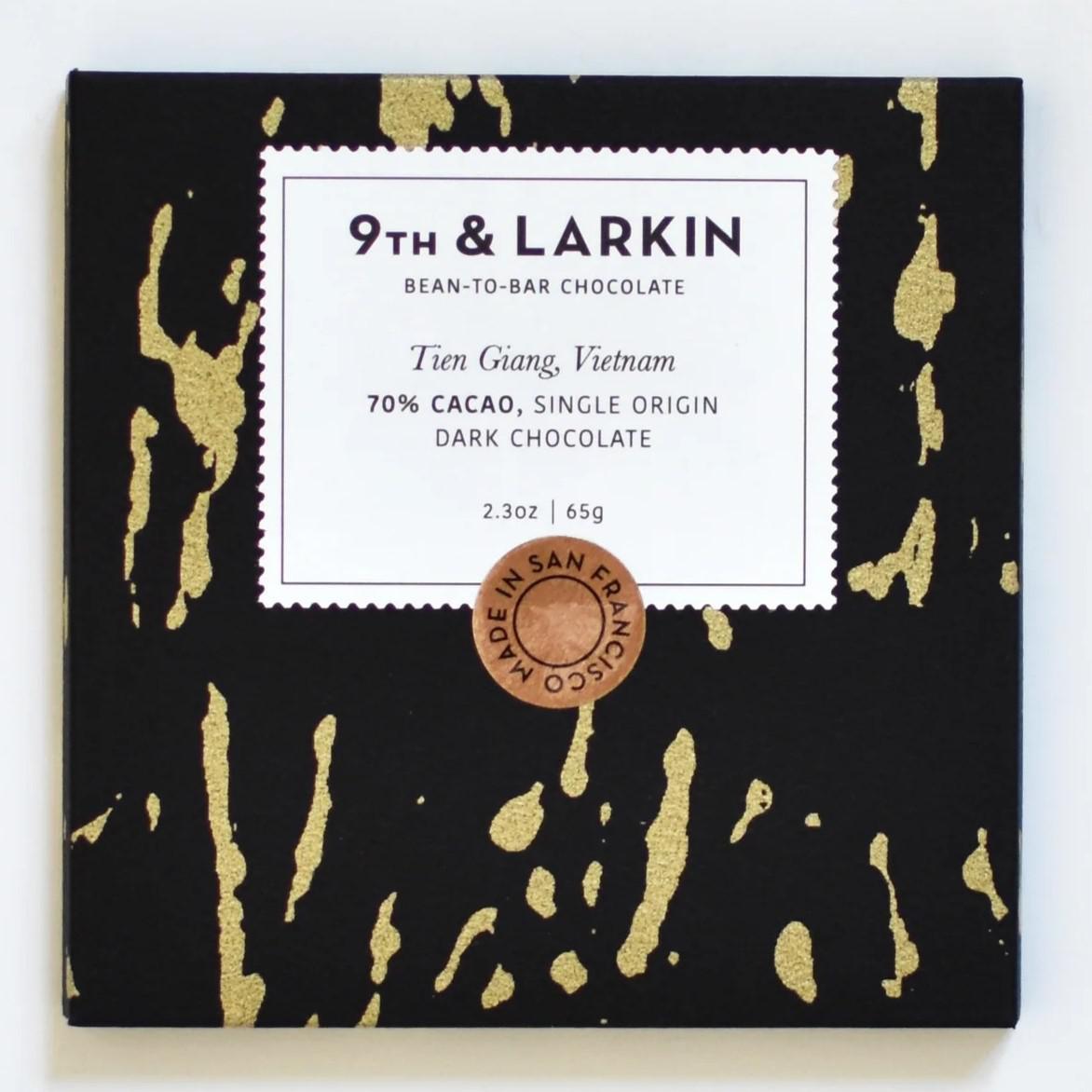 9th & Larkin - 'Tien Giang, Vietnam' Single-Origin Dark Chocolate (70% | 65G) - The Epicurean Trader