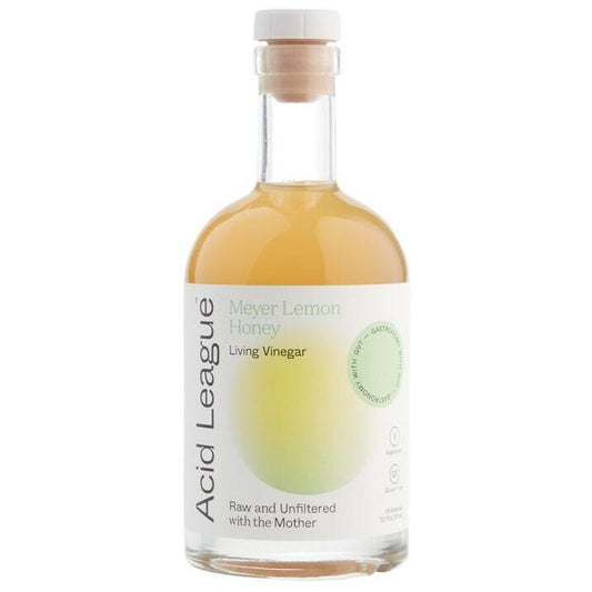 Acid League - 'Meyer Lemon Honey' Raw & Unfiltered Vinegar (375ML) - The Epicurean Trader