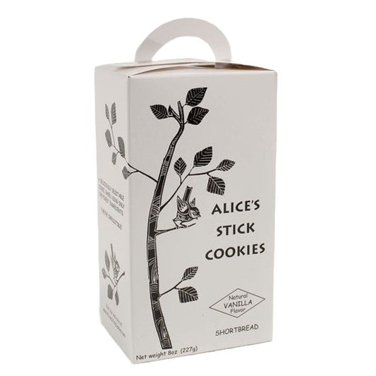 Alice's Stick Cookies - Vanilla Shortbread (8OZ) - The Epicurean Trader