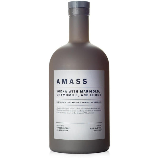 Amass Brands - 'AMASS' Vodka Copenhagen w/ Marigold, Chamomile & Lemon (750ML) - The Epicurean Trader
