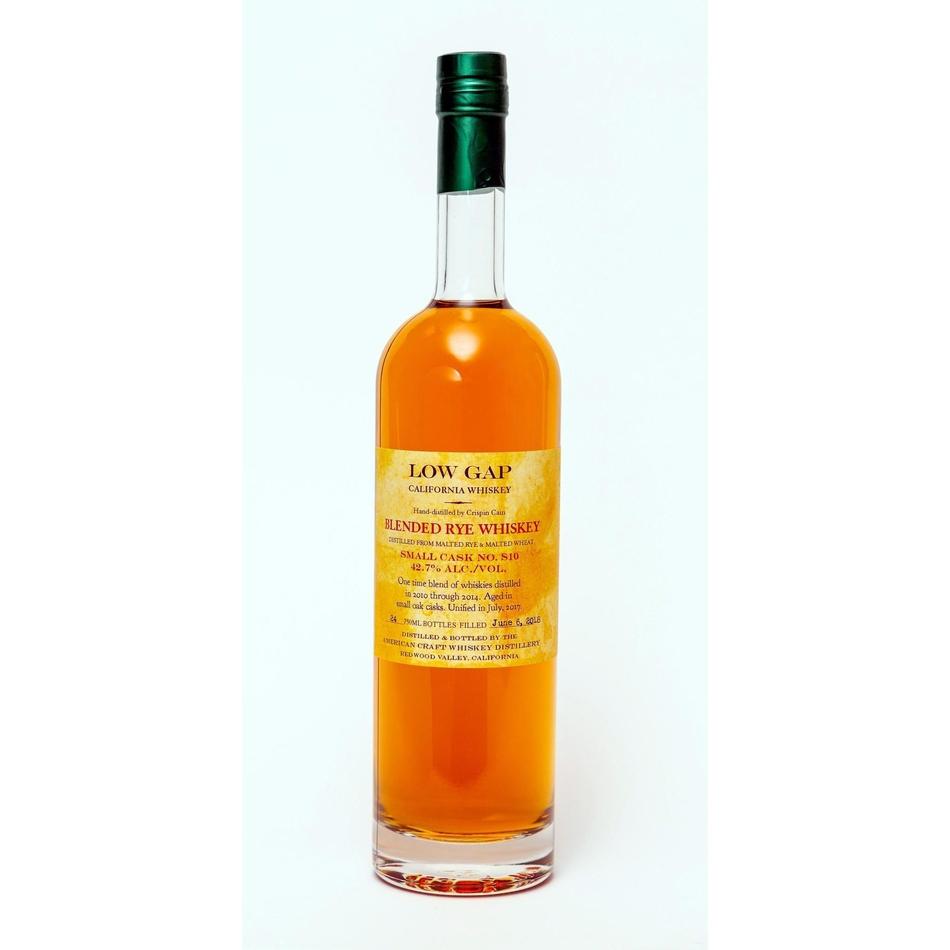 American Craft Whiskey Distillery - 'Low Gap' Blended Rye Malt Whiskey (750ML)