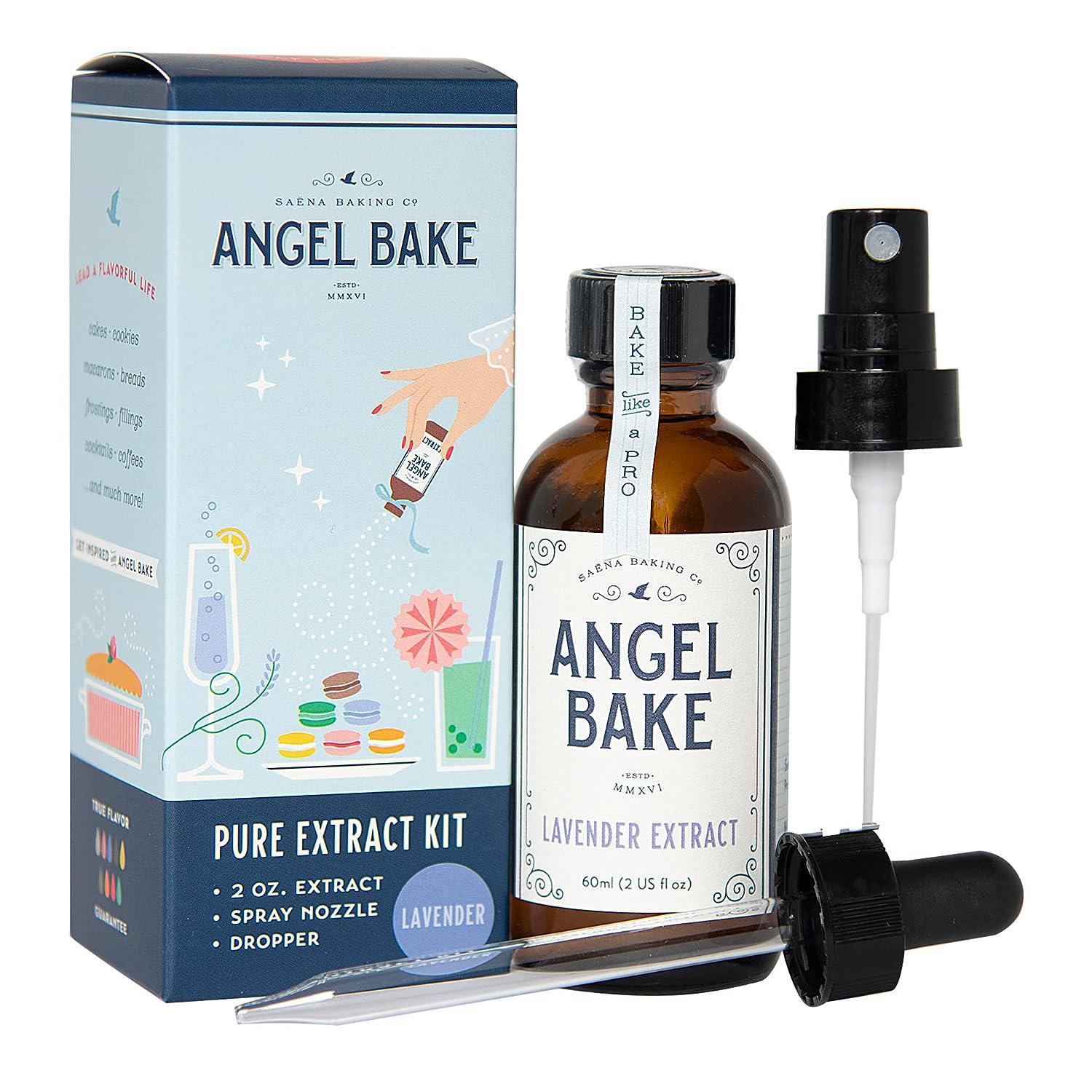 Angel Bake - 'Lavender' Pure Extract Kit w/ Spray Nozzle & Dropper (2OZ ...