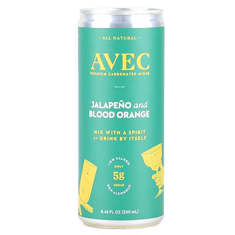 AVEC - 'Jalapeno & Blood Orange' Premium Carbonated Mixer (8.4OZ) - The Epicurean Trader