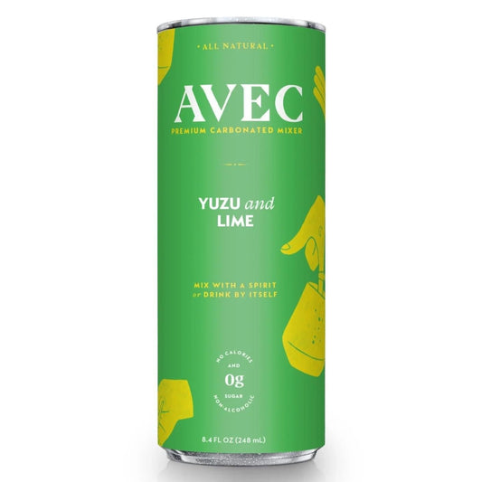 AVEC - 'Yuzu & Lime' Premium Carbonated Mixer (8.4OZ) - The Epicurean Trader