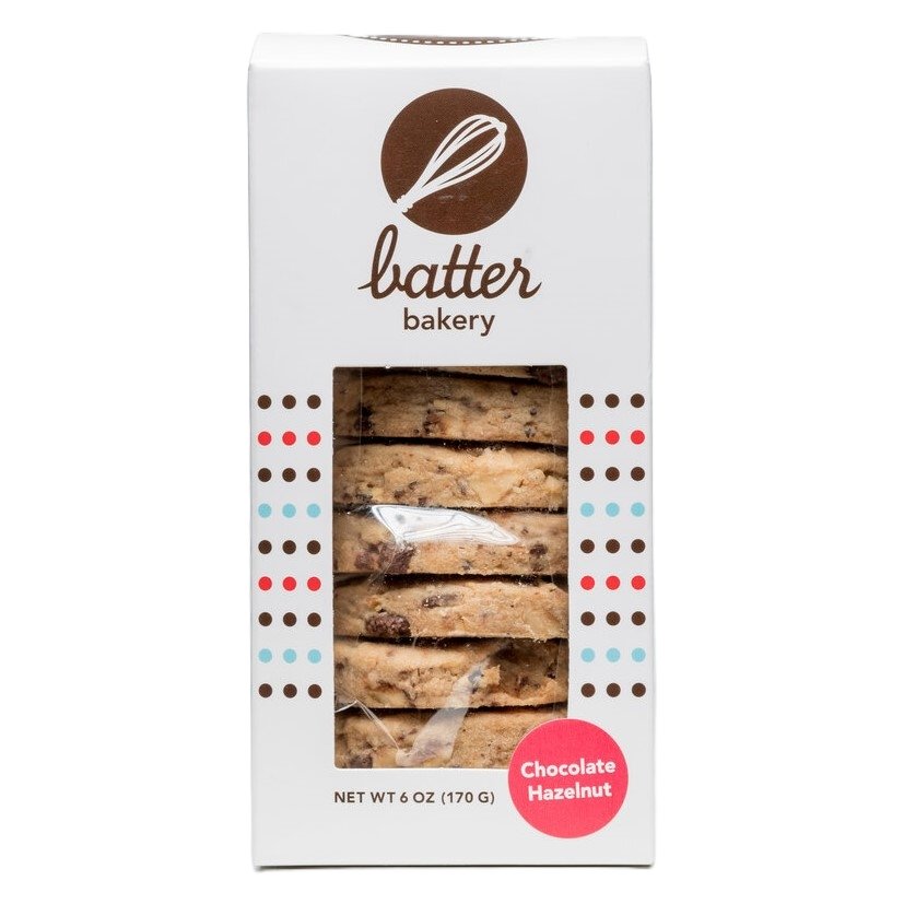 Batter Bakery - 'Chocolate Hazelnut' Shortbread (6OZ) - The Epicurean Trader
