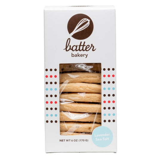 Batter Bakery - 'Lavender & Sea Salt' Shortbread (6OZ) - The Epicurean Trader
