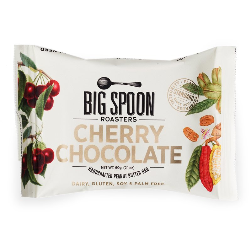 Big Spoon Roasters - Cherry Chocolate Nut Butter Bar (60G) - The Epicurean Trader