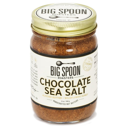 Big Spoon Roasters - 'Chocolate Sea Salt' Almond Nut Butter (13OZ) - The Epicurean Trader