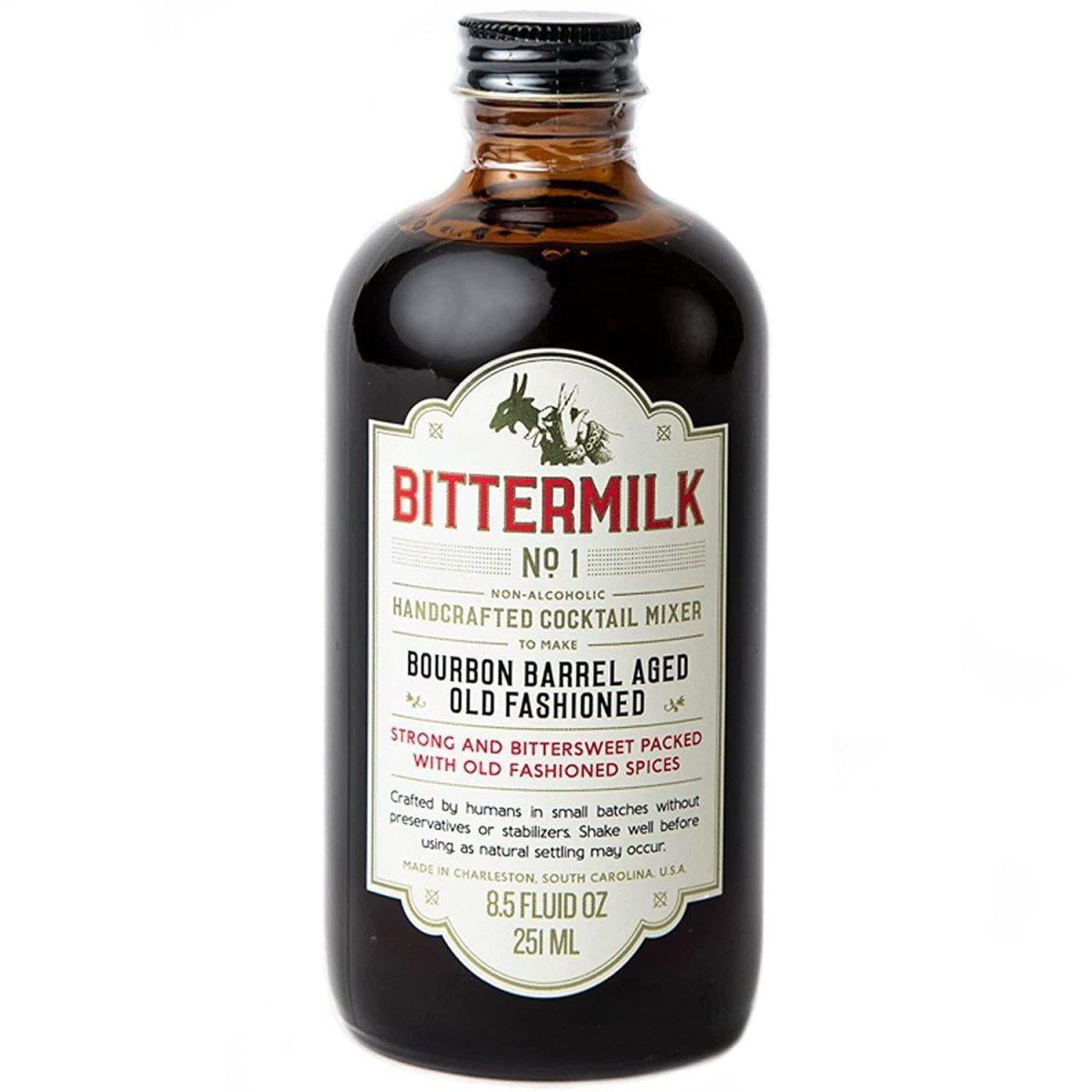 Bittermilk - 'No. 1' Bourbon Barrel Aged Old Fashioned (8.5OZ) - The Epicurean Trader