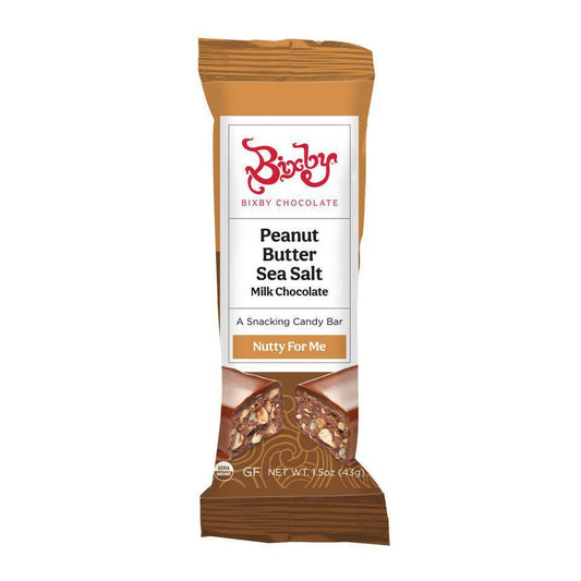 Bixby Chocolate - 'Peanut Butter Sea Salt' Dark Chocolate Candy Bar (1.5OZ) - The Epicurean Trader