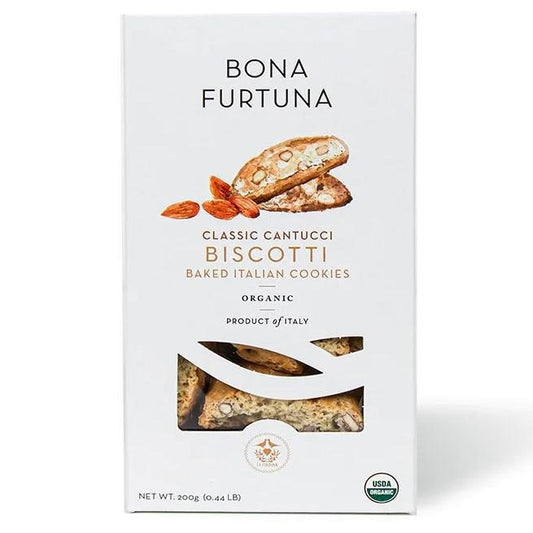 Bona Furtuna - 'Classic Cantucci' Organic Biscotti (200G) - The Epicurean Trader
