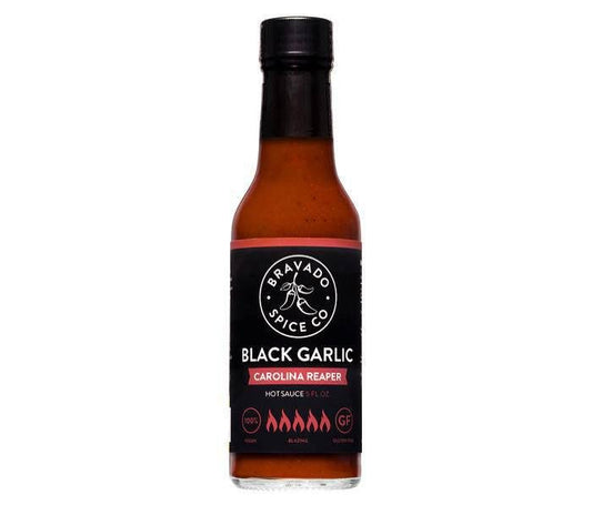 Bravado Spice - 'Carolina Reaper' Black Garlic Hot Sauce (5OZ) - The Epicurean Trader