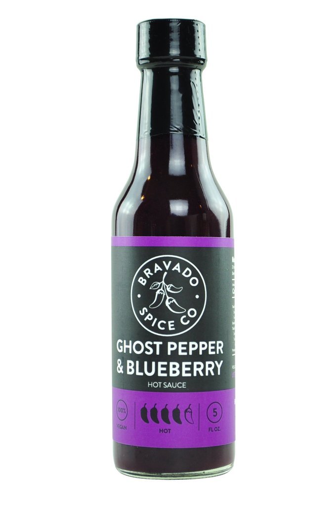Bravado Spice - Ghost Pepper & Blueberry Hot Sauce (5OZ) - The Epicurean Trader