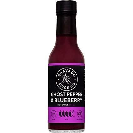 Bravado Spice - Ghost Pepper & Blueberry Hot Sauce (5OZ) - The Epicurean Trader