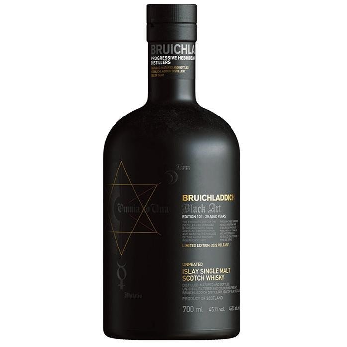 Bruichladdich Distillery - 'Black Art Edition 10.1' 29yr Unpeated Islay Scotch (750ML) - The Epicurean Trader